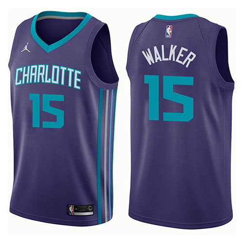 Camiseta baloncesto Kemba Walker 15 Statement 2017-18 P鐓pura Charlotte Hornets Hombre