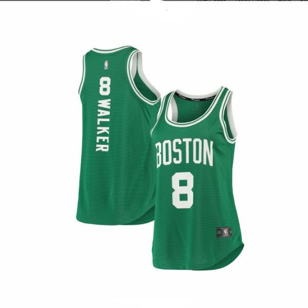 Camiseta baloncesto Kemba Walker 8 2019-2020 icon edition Verde Boston Celtics Mujer