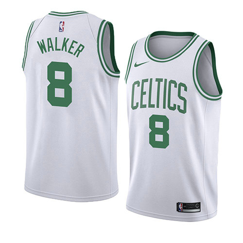 Camiseta baloncesto Kemba Walker 8 Association 2019-20 Blanco Boston Celtics Hombre