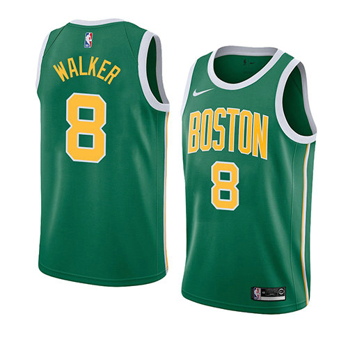 Camiseta baloncesto Kemba Walker 8 Earned 2019-20 Verde Boston Celtics Hombre