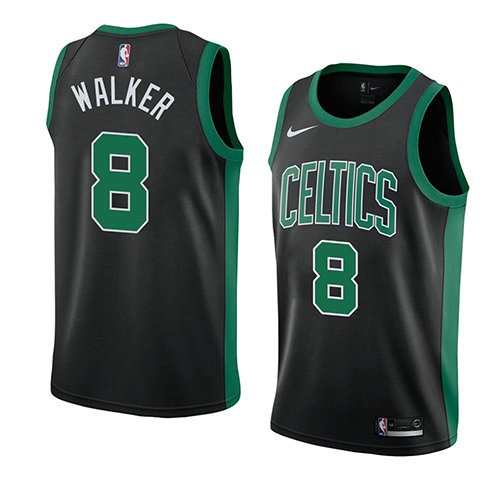 Camiseta baloncesto Kemba Walker 8 Statement 2019-20 Negro Boston Celtics Hombre
