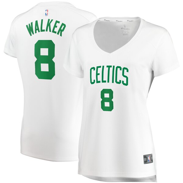 Camiseta baloncesto Kemba Walker 8 association edition Blanco Boston Celtics Mujer