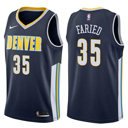 Camiseta baloncesto Kenneth Faried 35 Icon 2017-18 Azul Denver Nuggets Hombre