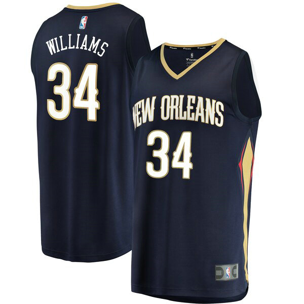 Camiseta baloncesto Kenrich Williams 34 Icon Edition Armada New Orleans Pelicans Hombre