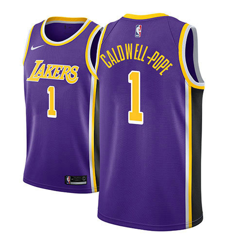 Camiseta baloncesto Kentavious Caldwell-Pope 1 Statement 2018-19 P鐓pura Los Angeles Lakers Hombre