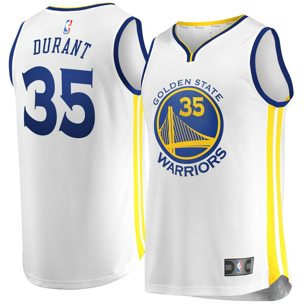 Camiseta baloncesto Kevin Durant 35 Association Edition Blanco Golden State Warriors Hombre