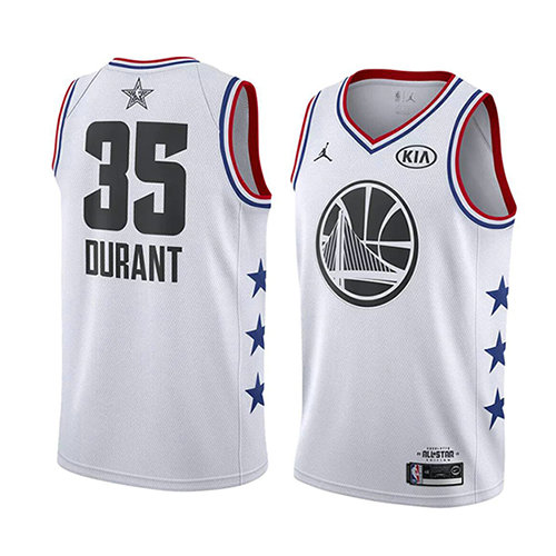 Camiseta baloncesto Kevin Durant 35 Blanco All Star 2019 Hombre