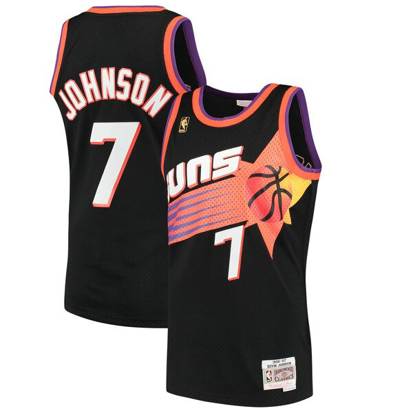 Camiseta baloncesto Kevin Johnson 7 1996-1997 Classics Swingman Negro Phoenix Suns Hombre