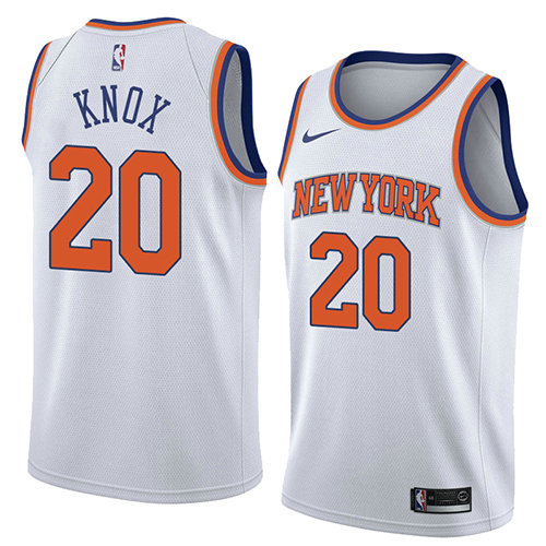 Camiseta baloncesto Kevin Knox 20 Association 2018 Blanco New York Knicks Hombre
