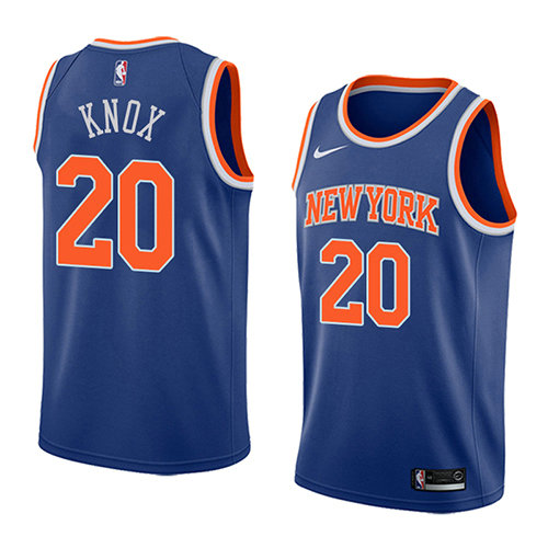 Camiseta baloncesto Kevin Knox 20 Icon 2018 Azul New York Knicks Hombre