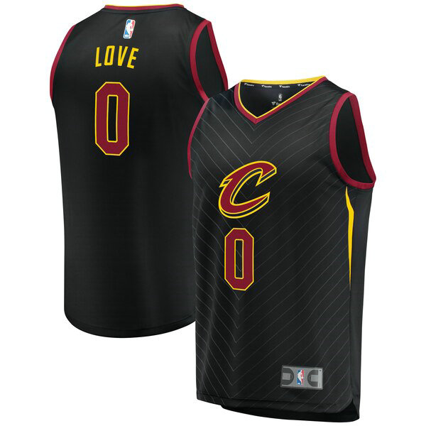 Camiseta baloncesto Kevin Love 0 2019-2020 Negro Cleveland Cavaliers Hombre