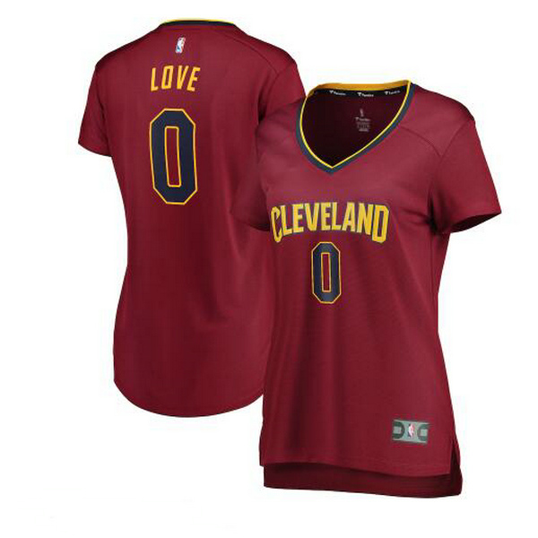Camiseta baloncesto Kevin Love 0 icon edition Rojo Cleveland Cavaliers Mujer
