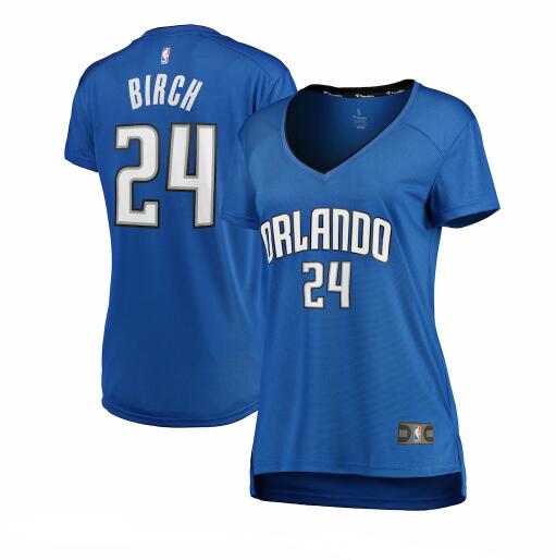 Camiseta baloncesto Khem Birch 24 icon edition Azul Orlando Magic Mujer