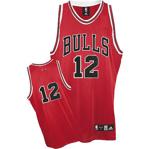Camiseta baloncesto Kirk Hinrich 12 Retros Rojo Chicago Bulls Hombre