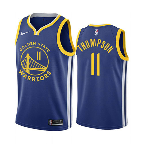 Camiseta baloncesto Klay Thompson 11 Icon 2019-20 Azul Golden State Warriors Hombre