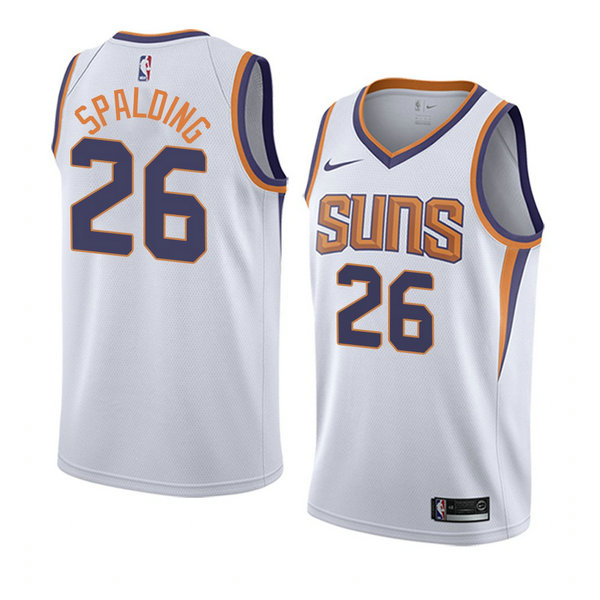 Camiseta baloncesto Knicks Ray Spalding 26 Association 2018 Blanco Phoenix Suns Hombre