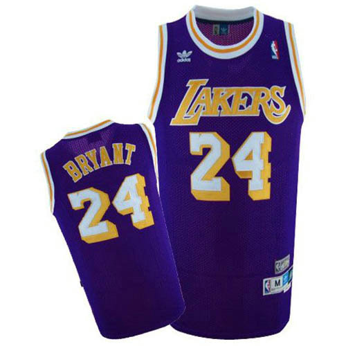 Camiseta baloncesto Kobe Bryant 24 Retro P鐓pura Los Angeles Lakers Hombre
