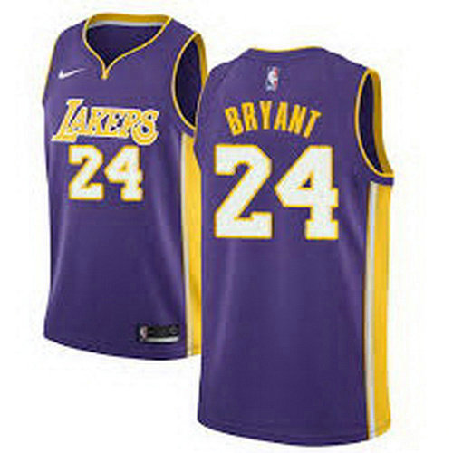Camiseta baloncesto Kobe Bryant 24 Statehombret 2017-18 P鐓pura Los Angeles Lakers Hombre