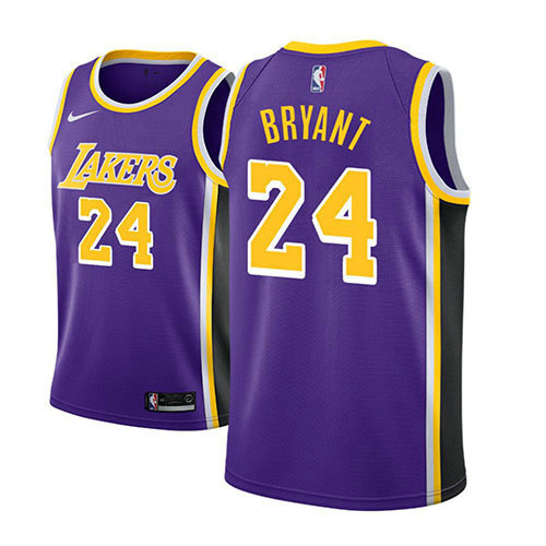 Camiseta baloncesto Kobe Bryant 24 Statement 2018 P鐓pura Los Angeles Lakers Hombre
