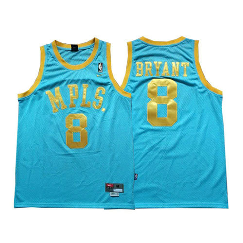 Camiseta baloncesto Kobe Bryant 8 Azul Los Angeles Lakers Hombre