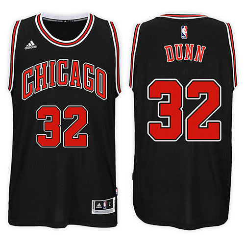 Camiseta baloncesto Kris Dunn 32 Alternate 2017-18 Negro Chicago Bulls Hombre