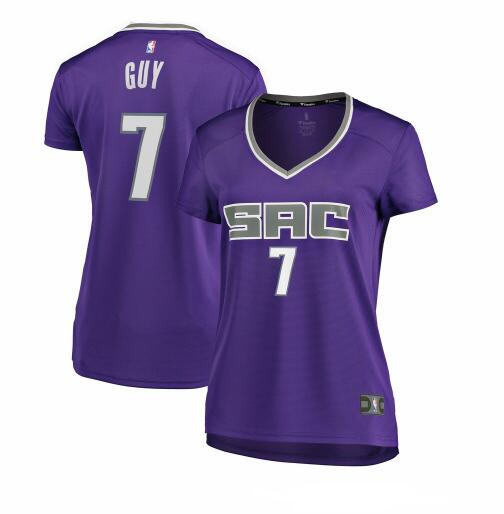 Camiseta baloncesto Kyle Guy 7 icon edition Púrpura Sacramento Kings Mujer