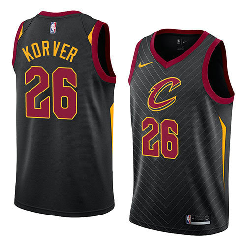 Camiseta baloncesto Kyle Korver 26 Statement 2018 Negro Cleveland Cavaliers Hombre
