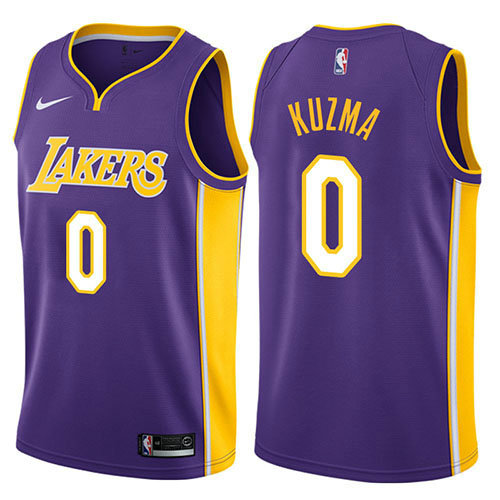 Camiseta baloncesto Kyle Kuzma 0 Statement 2018 P鐓pura Los Angeles Lakers Hombre