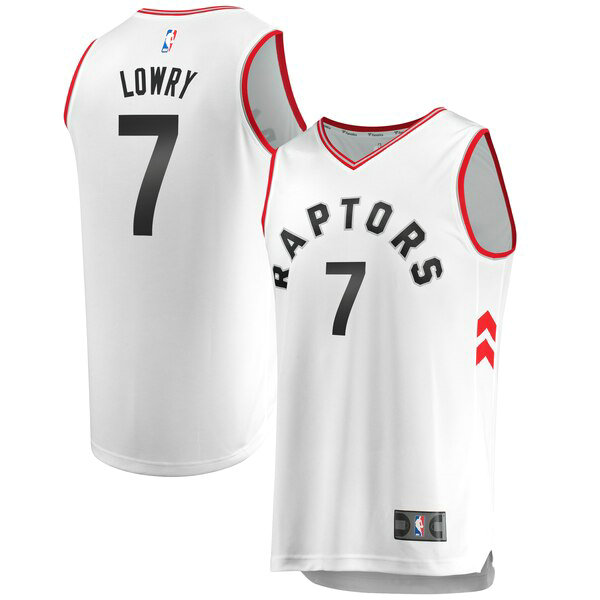 Camiseta baloncesto Kyle Lowry 7 Association Edition Blanco Toronto Raptors Hombre