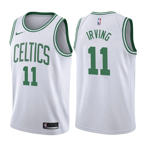 Camiseta baloncesto Kyrie Irving 11 2017-18 Blanco Boston Celtics Hombre