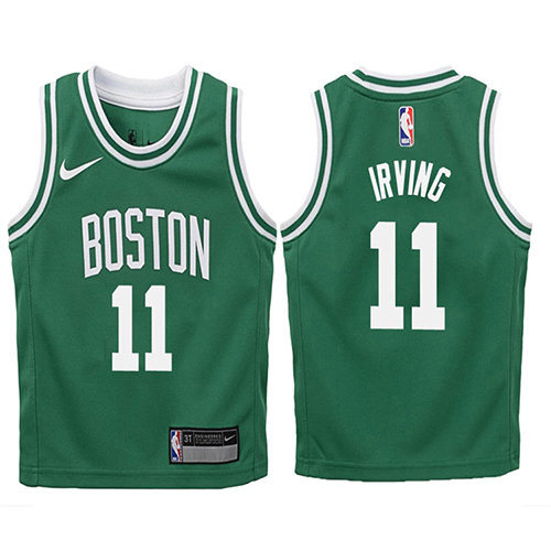 Camiseta baloncesto Kyrie Irving 11 2017-18 Verde Boston Celtics Nino