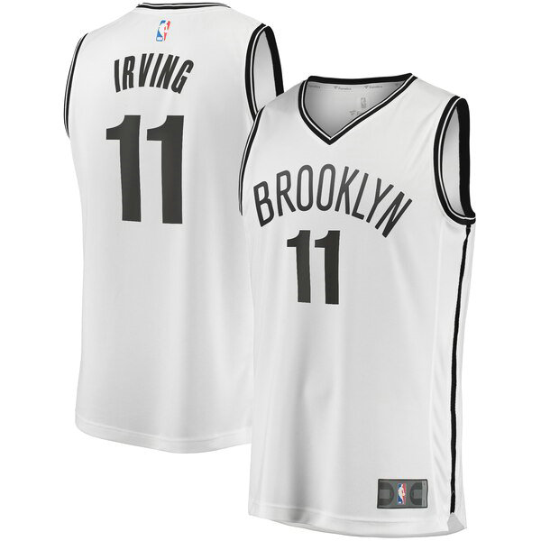 Camiseta baloncesto Kyrie Irving 11 2019 Blanco Brooklyn Nets Hombre