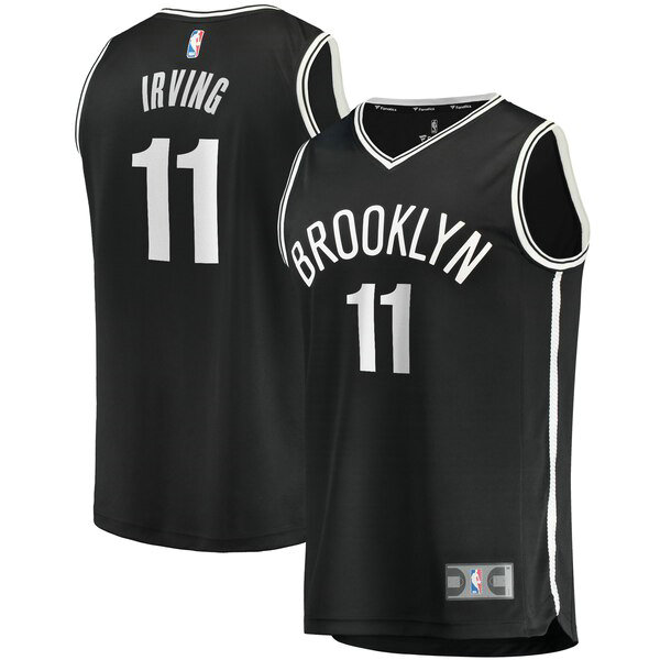 Camiseta baloncesto Kyrie Irving 11 2019 Negro Brooklyn Nets Hombre
