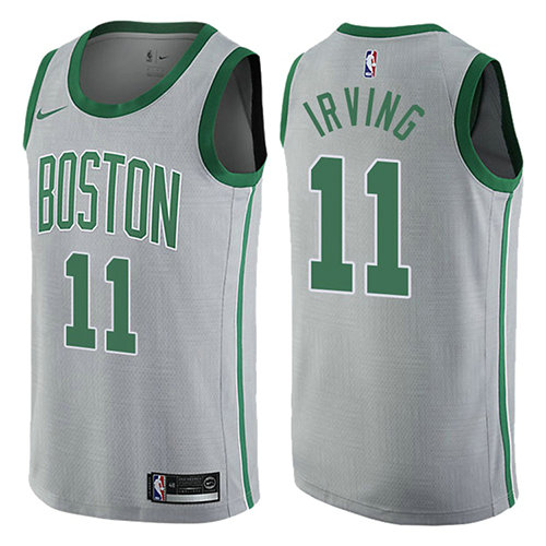 Camiseta baloncesto Kyrie Irving 11 Ciudad Gris Boston Celtics Hombre