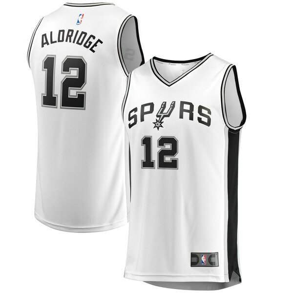 Camiseta baloncesto LaMarcus Aldridge 12 Association Edition Blanco San Antonio Spurs Hombre