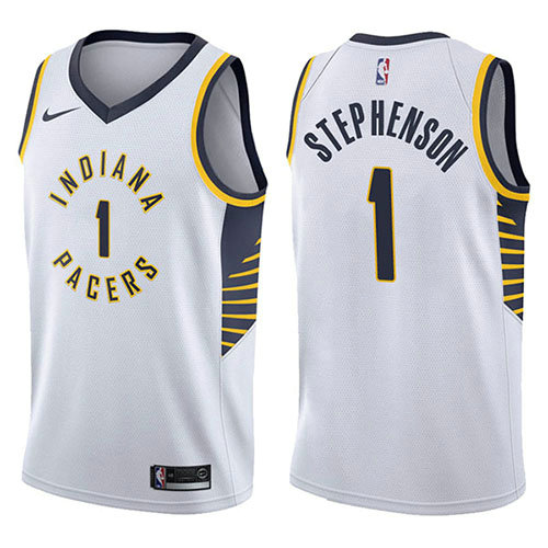 Camiseta baloncesto Lance Stephenson 1 Association 2017-18 Blanco Indiana Pacers Hombre