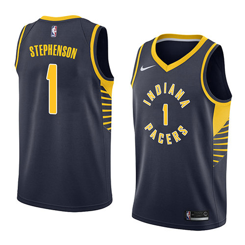 Camiseta baloncesto Lance Stephenson 1 Icon 2018 Azul Indiana Pacers Hombre