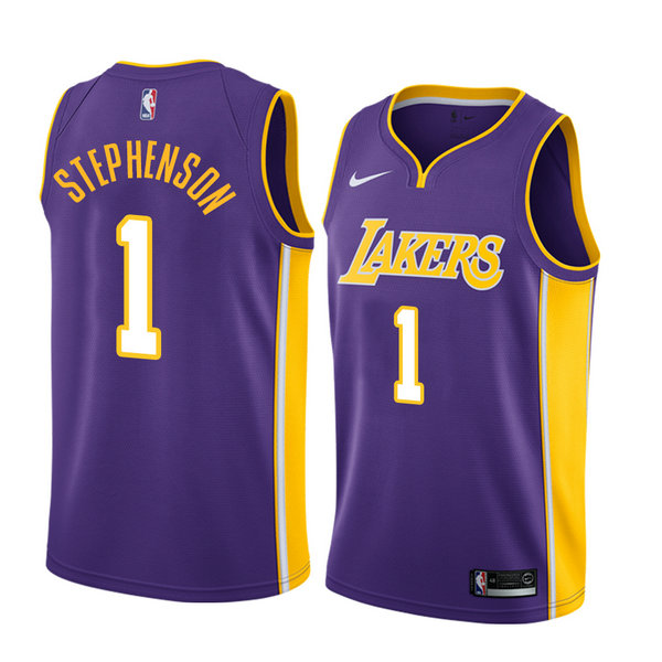 Camiseta baloncesto Lance Stephenson 1 Statement 2017-18 P鐓pura Los Angeles Lakers Hombre