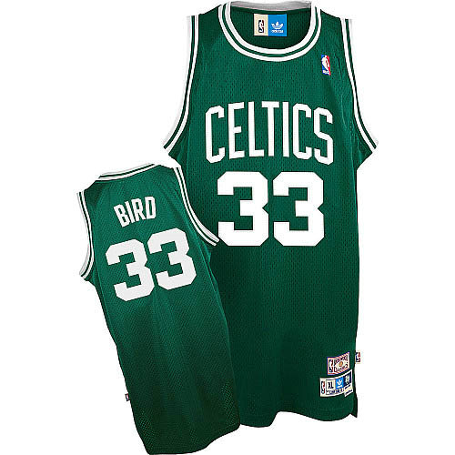 Camiseta baloncesto Larry Bird 33 Retro Verde Boston Celtics Hombre