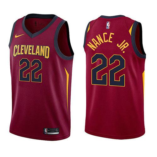 Camiseta baloncesto Larry Nance JR. 22 Icon 2017-18 Rojo Cleveland Cavaliers Hombre