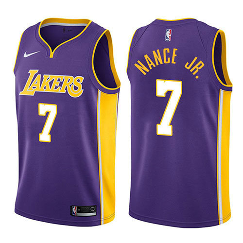 Camiseta baloncesto Larry Nance JR. 7 Statement 2017-18 P鐓pura Los Angeles Lakers Hombre