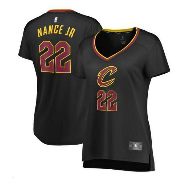 Camiseta baloncesto Larry Nance Jr. 22 statement edition Negro Cleveland Cavaliers Mujer