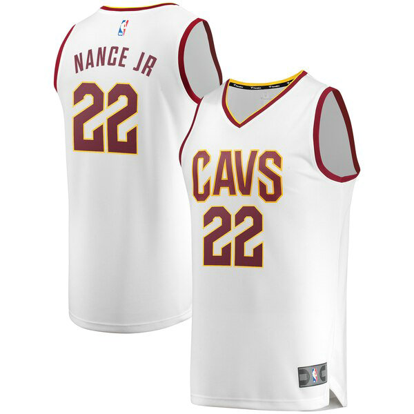 Camiseta baloncesto Larry Nance Jr 22 2019 Blanco Cleveland Cavaliers Hombre