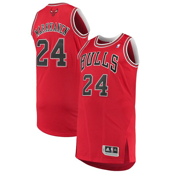 Camiseta baloncesto Lauri arkkanen 24 2019 Rojo Chicago Bulls Hombre