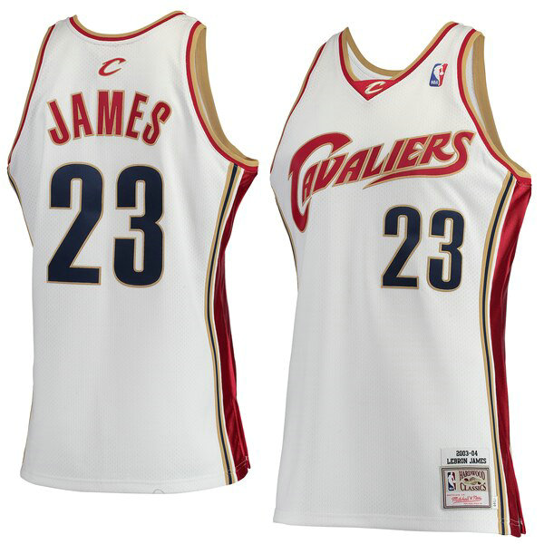 Camiseta baloncesto LeBron James 23 2019-2020 Blanco Cleveland Cavaliers Hombre