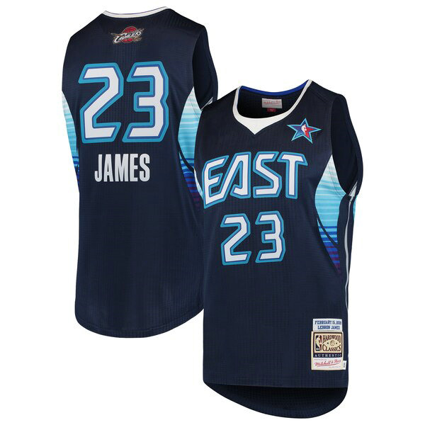 Camiseta baloncesto LeBron James 23 2019 Azul Cleveland Cavaliers Hombre