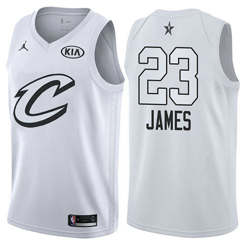 Camiseta baloncesto Lebron James 23 Blanco All Star 2018 Hombre