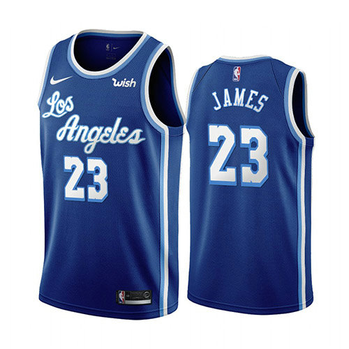 Camiseta baloncesto Lebron James 23 Classic 2019-20 Azul Los Angeles Lakers Hombre