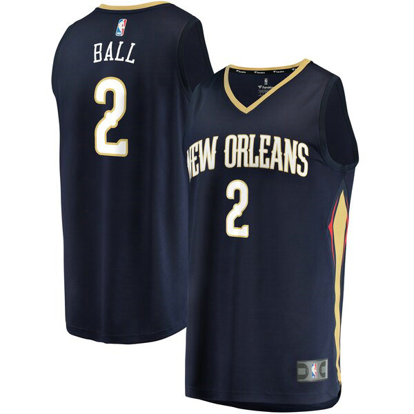 Camiseta baloncesto Lonzo Ball 2 Icon Edition Armada New Orleans Pelicans Hombre