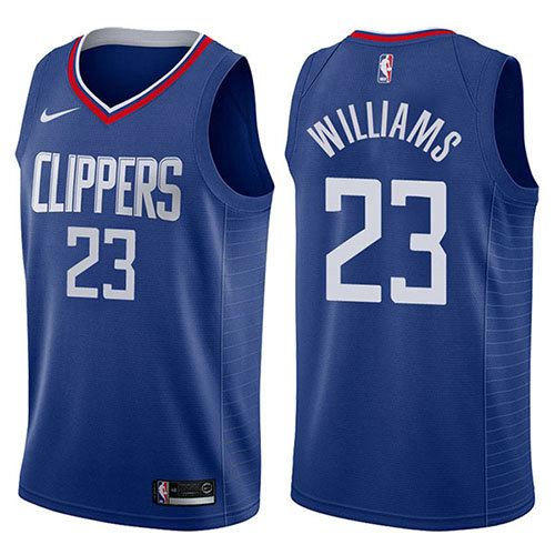 Camiseta baloncesto Lou Williams 23 Icon 2017-18 Azul Los Angeles Clippers Hombre